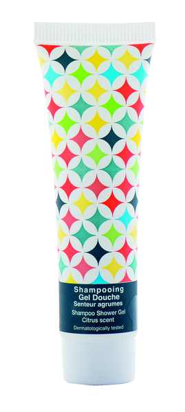 Tube shampooing-gel douche 25ml