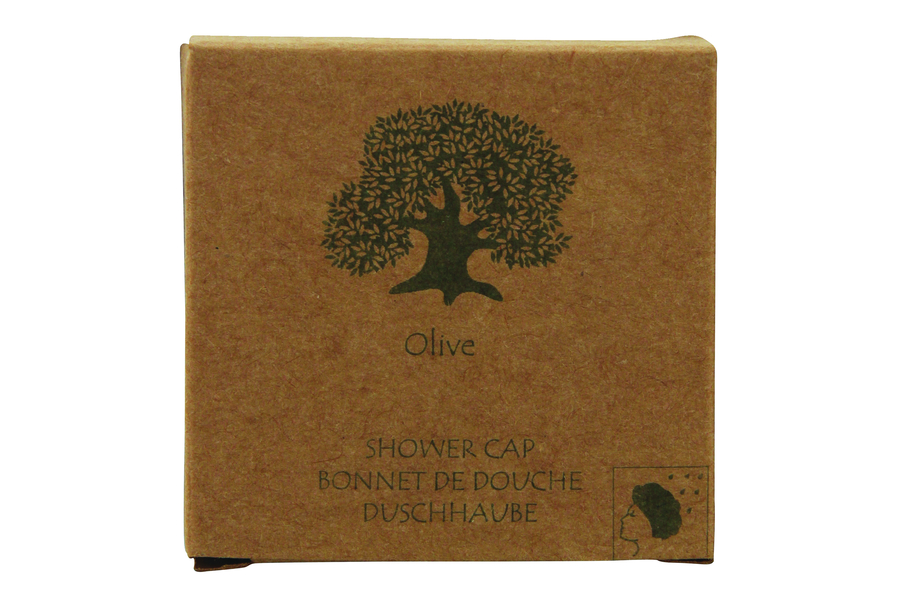 Shower cap, kraft cardboard box